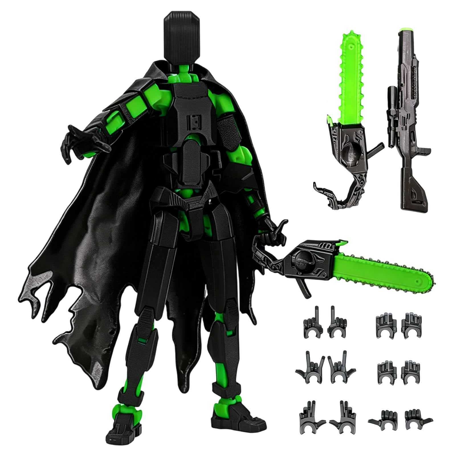 OKMIJN T13 Action Figure Set, 3D Printed Multi-Jointed Movable Titan 13