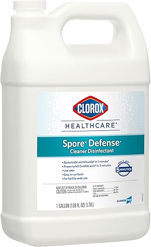 Miniatura 10 de Clorox Healthcare - Limpiador desinfectante de defensa de esporas, botella de repuesto de sistema cerrado, 128 onzas líquidas, paquete de 4 (el