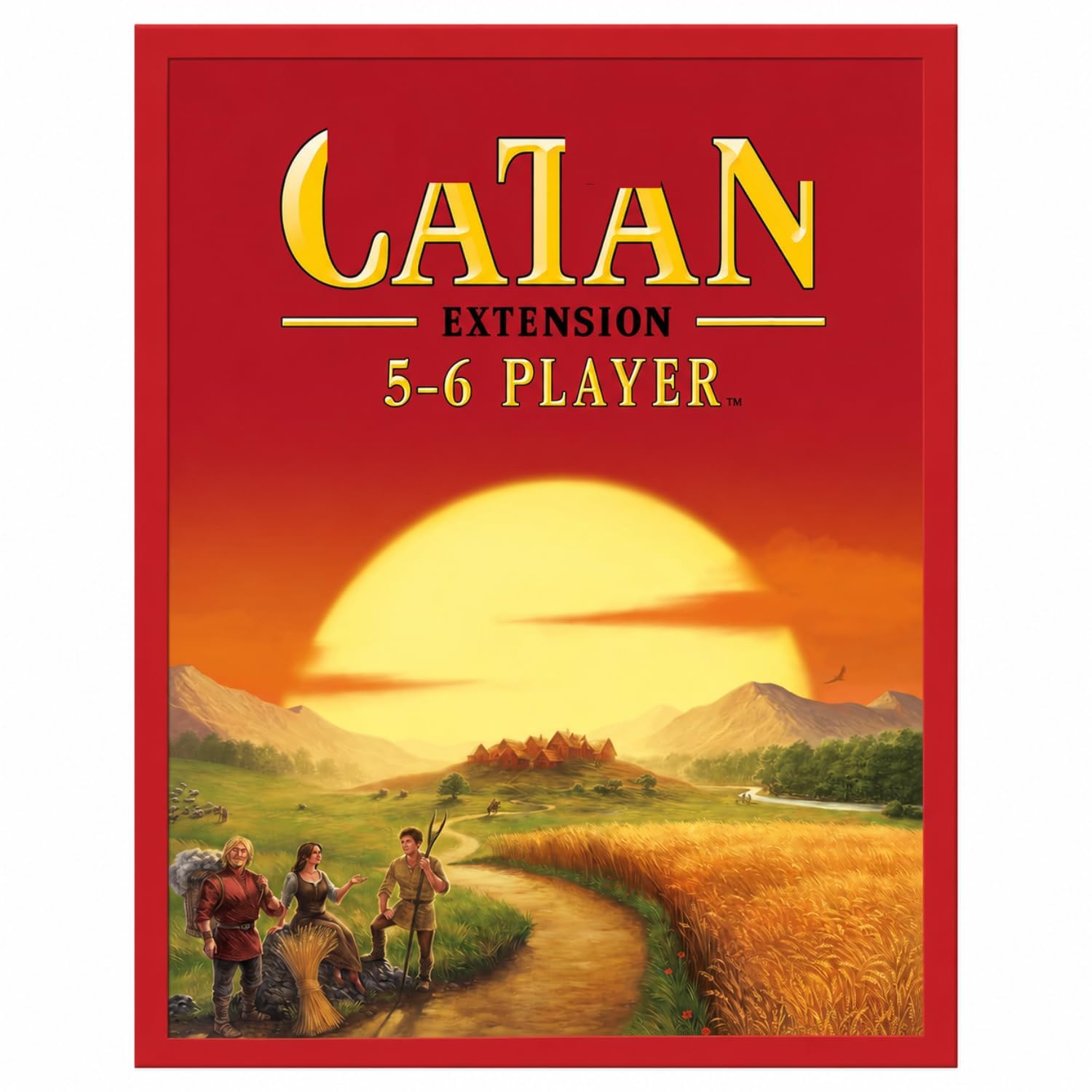 Cattan 5–6 Player Extension Board Game,Family Card Games for Adults and Kids,Fun Strategy & Party Game for All Ages, Multi Players, Perfect for Game Nights, Travel & Home Entertainment-image-1