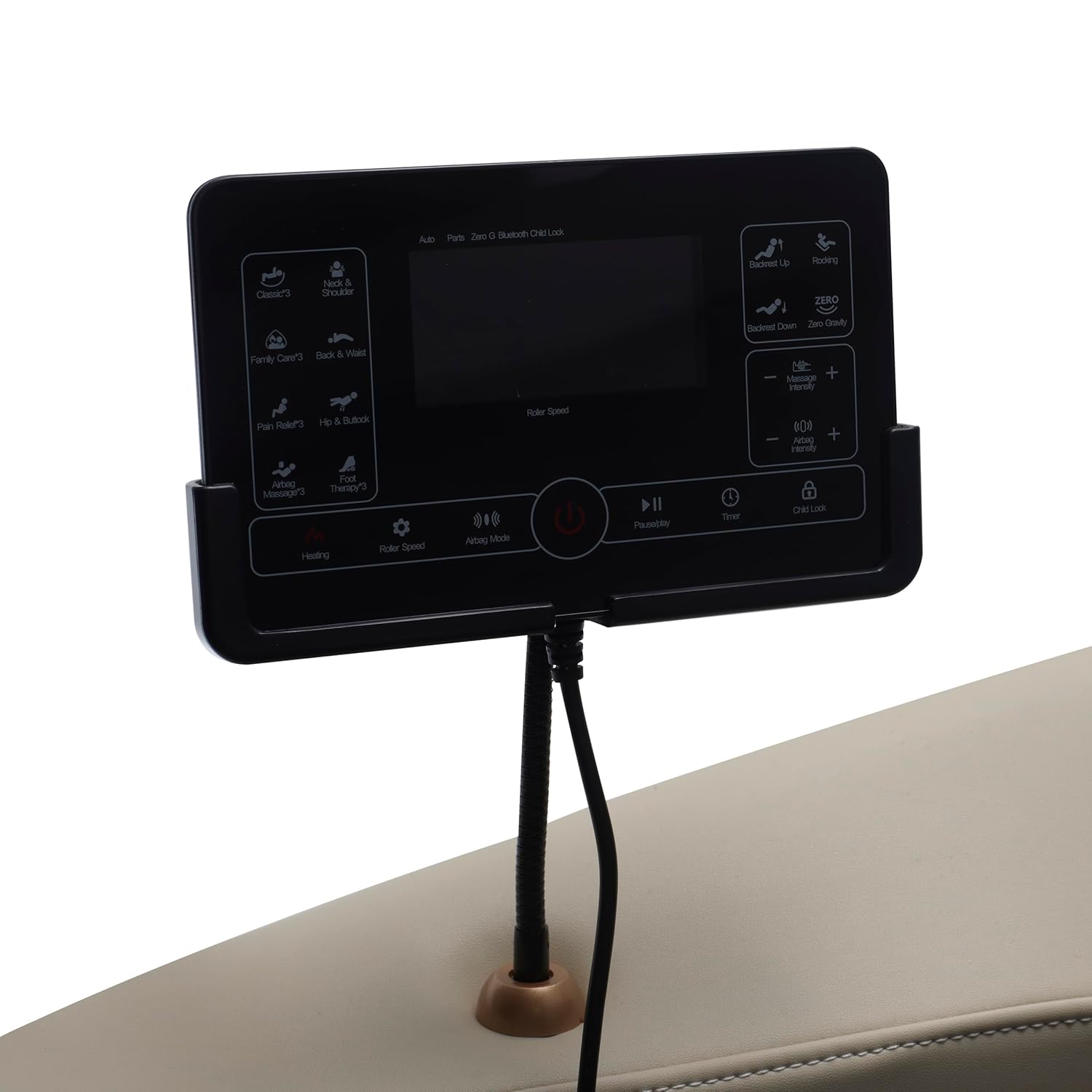 LIXO Massage Chair-Li4400, comfort with 22 auto wellness programs, 4 innovative features, smart voice controller, rotary switch, Bluetooth and LCD screen | Prime triple-core massage chair for full body