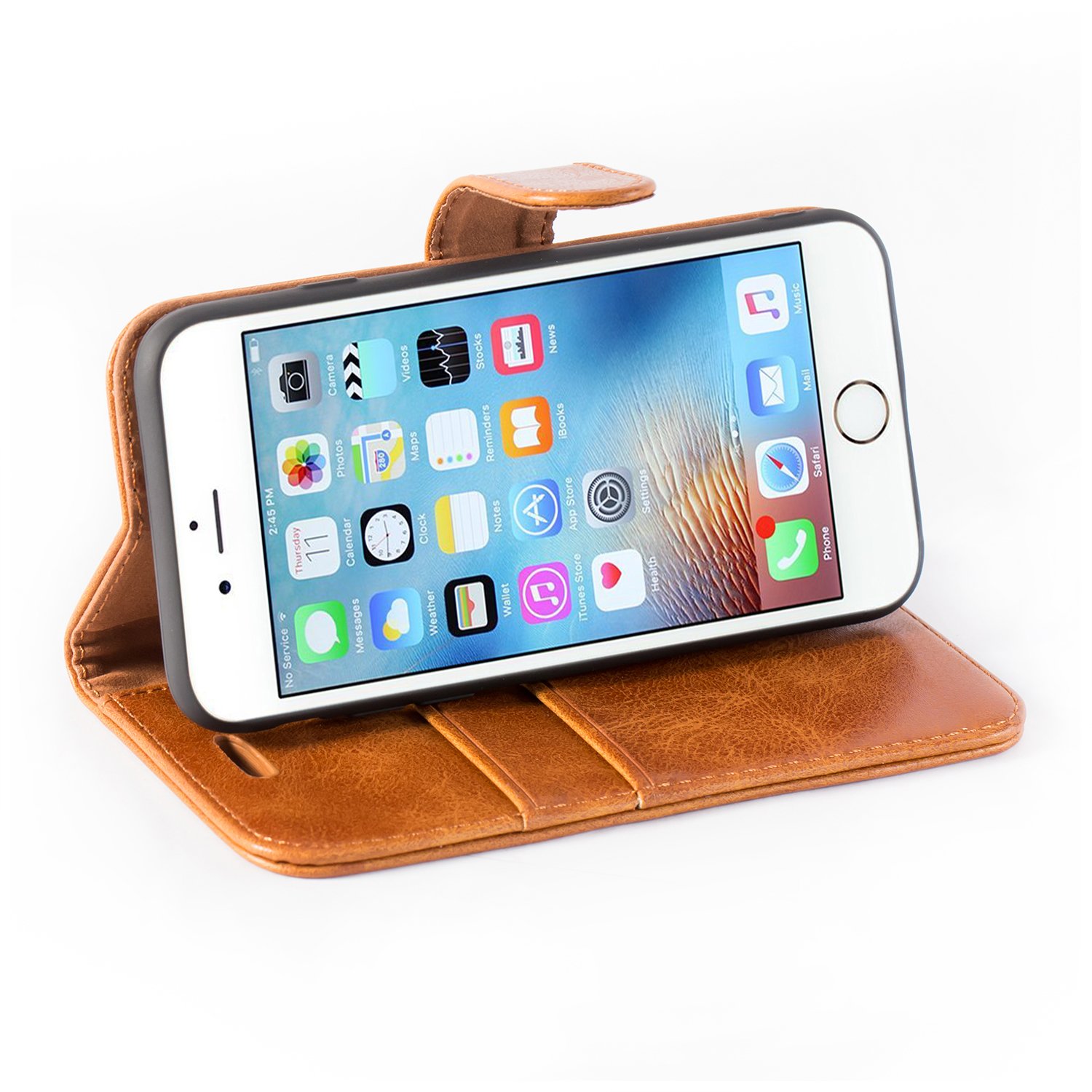 Mulbess Cover per Xiaomi Redmi 9C, Custodia Sintetica in Pelle, Tasca Slot Carta, Supporto Stand, Magnetica Chiusura Case, Vintage caffè Marrone
