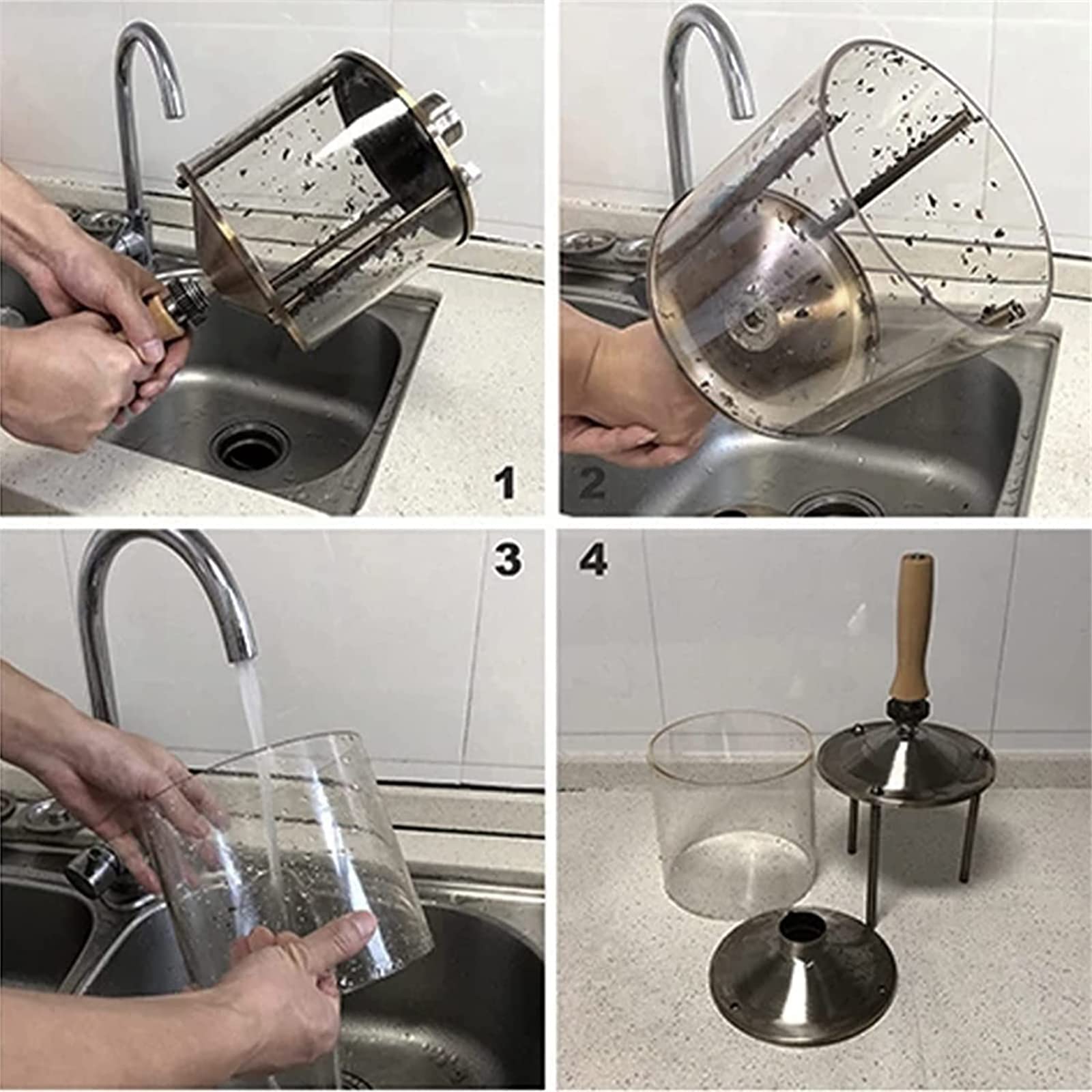 Amazon.co.jp : 電気コーヒーロースター、1200°Cの高温耐性石英ガラス 