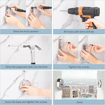 Clatoon Retractable Clothesline 9.0 Feets Adjustable, 304 Stainless Steel