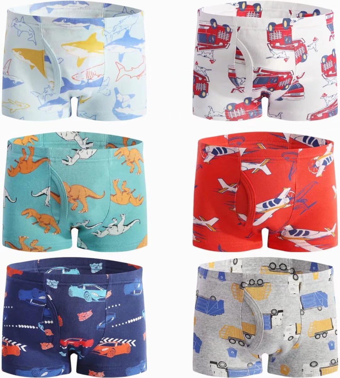 benetia Boys' Soft Cotton Underwear 6-8-9 Pack