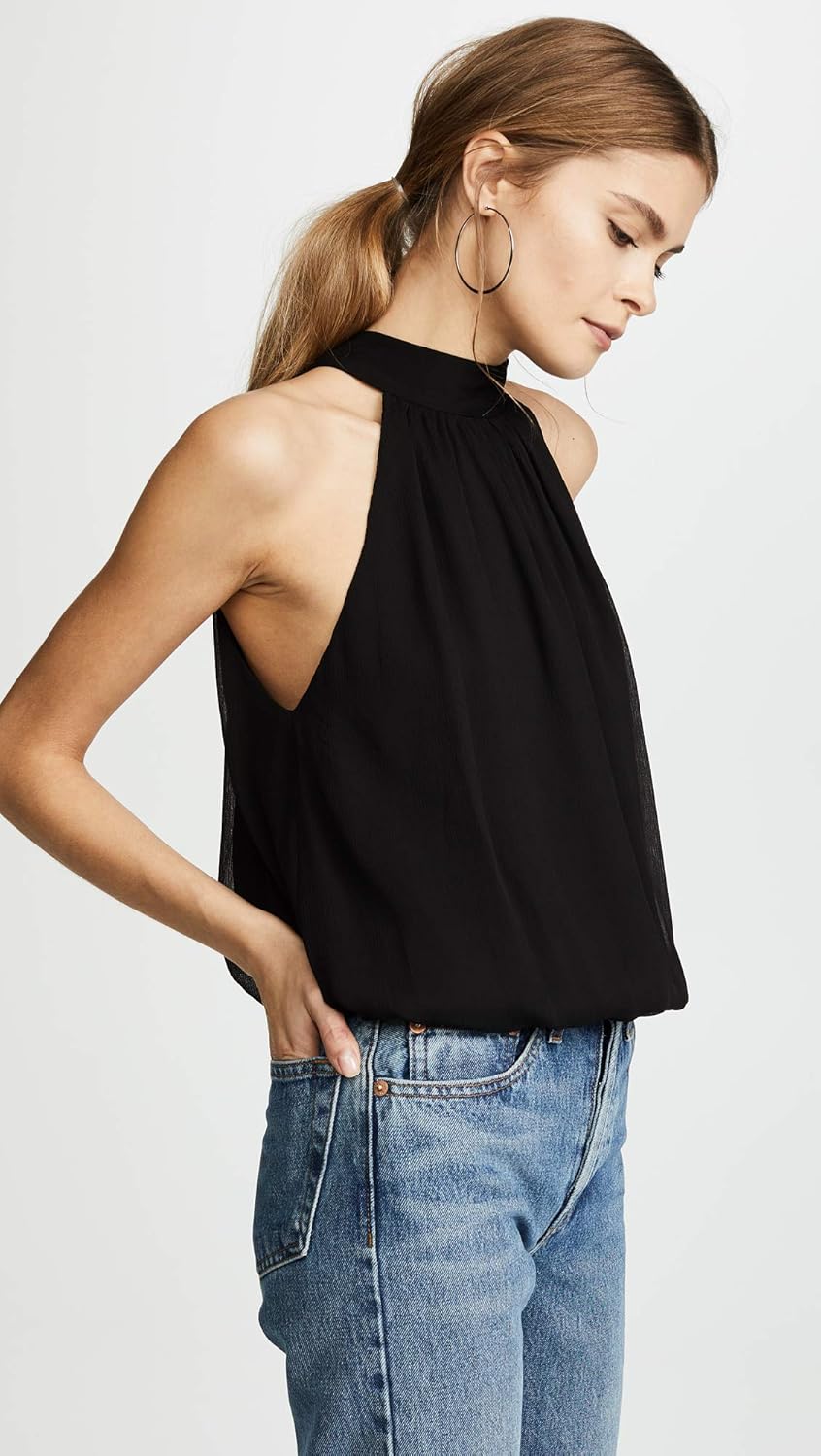 alice + olivia Women's Maris Gathered Halter Top - Image 4