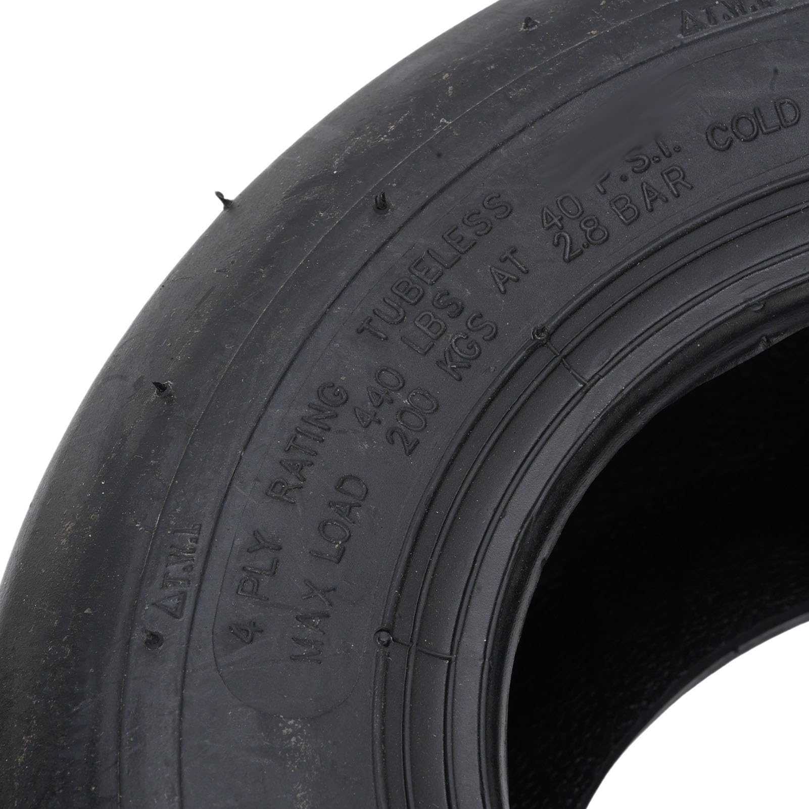 Tbest 13x5.00 6 Pneu Tubeless 4PR Pneus de Tondeuse Autoportée en Caoutchouc Tracteurs de Jardin Véhicules de Transport Brouettes