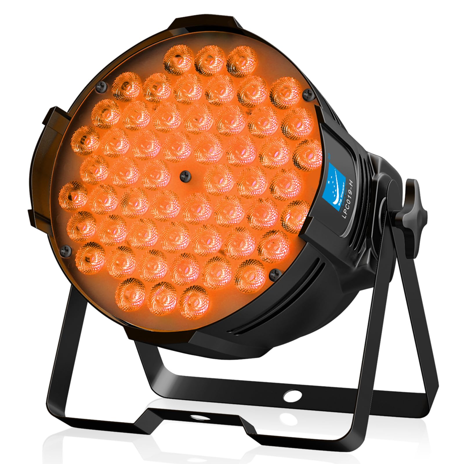 Big Dipper LED Stage Lights Par Lights 54X4W RGB Bright Lighting with DMX & RDM Sound Activated Master-Slave Spotlights Uplights for DJ Event Concert Club Church 1 Pack