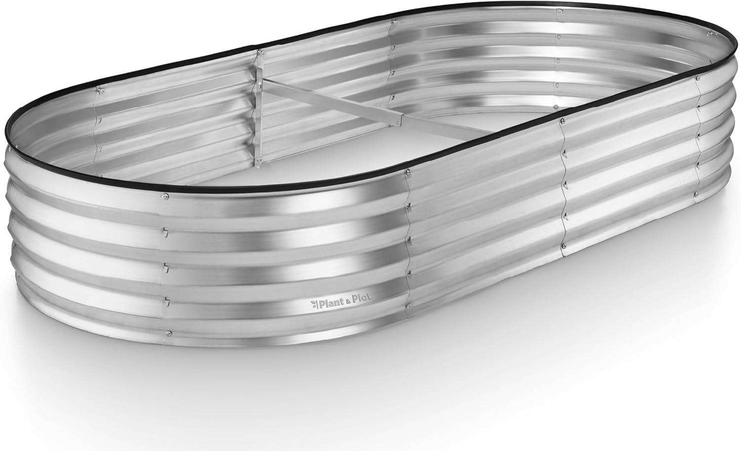 Galvanized Raised Garden Beds Outdoor // 6×3×1 ft Planter Raised Beds for Gardening, Vegetables, Flowers // Large Metal Garden Box (Silver) // Patent Pending Tool-Free Assembly