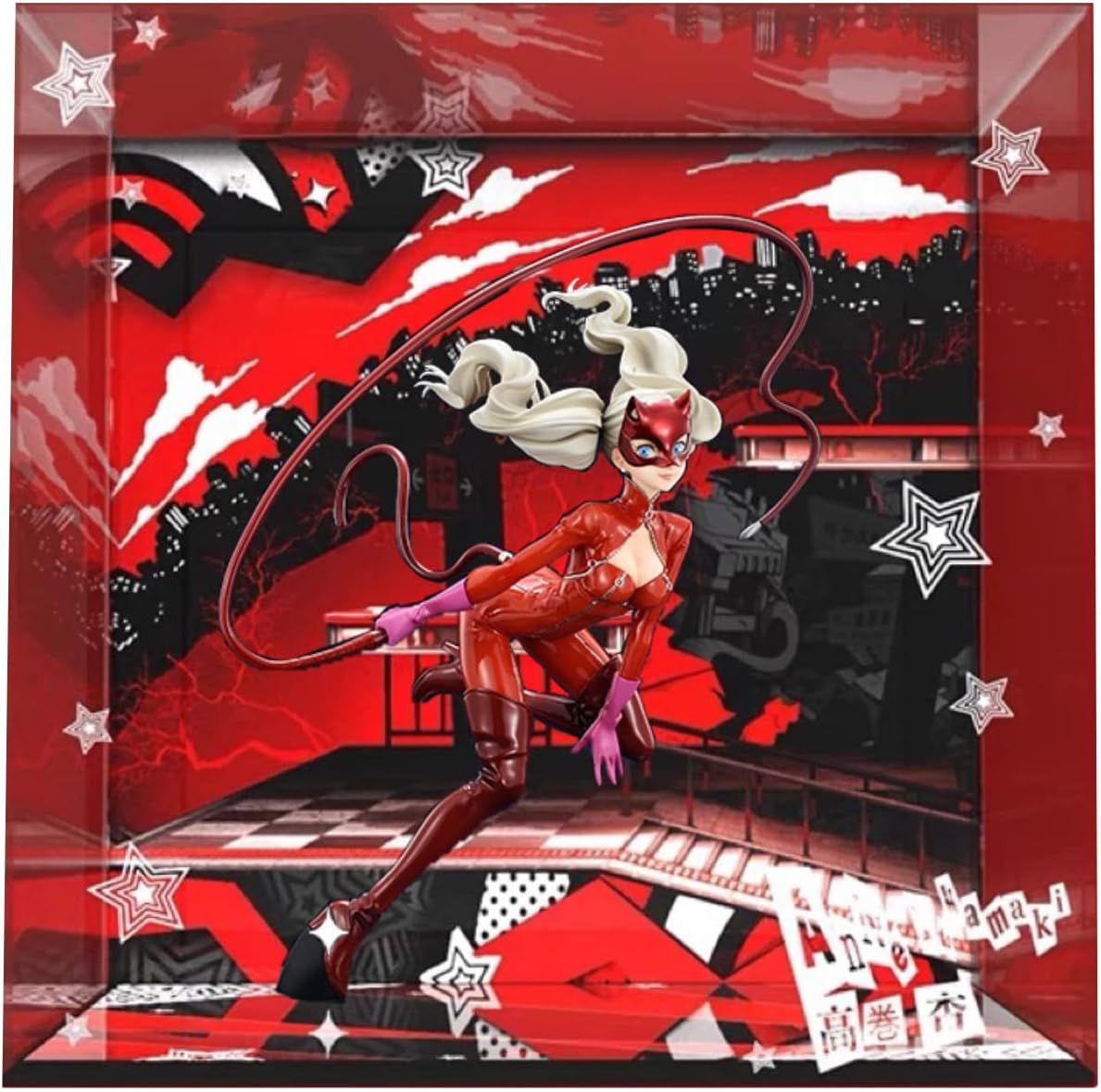 Dedicated LED Figure Case AMAKUNI Persona 5 Anzu Takamaki Despicable Thief Ver., Hobby Japan 1/7 Scale (Top Lighting)