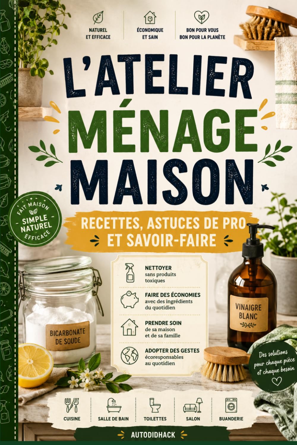 L'ATELIER MÉNAGE MAISON: Recettes, astuces de pro et savoir-faire