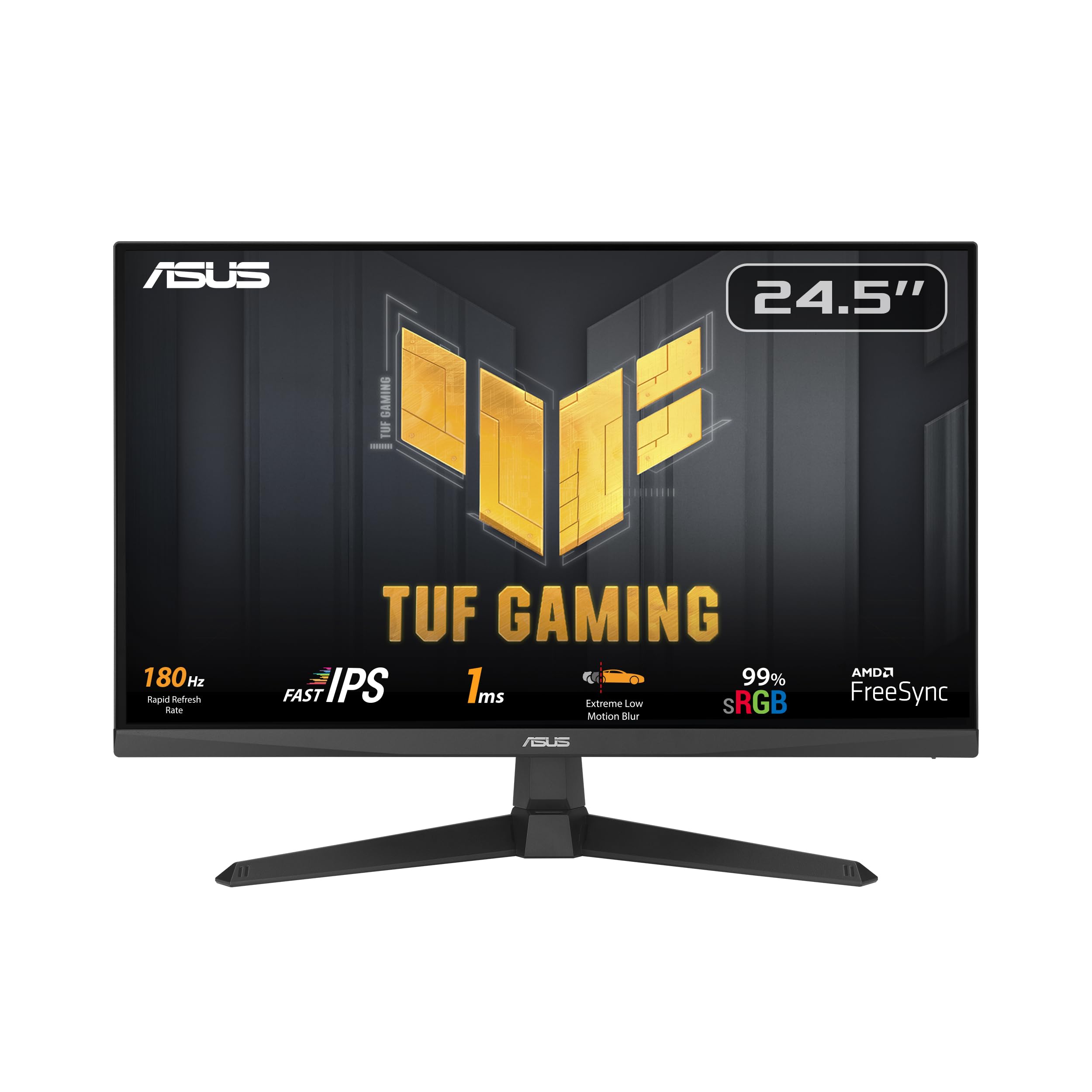 ASUS TUF Gaming 25” (24.5 viewable) 1080P Gaming Monitor (VG259Q3A) – FHD, 180Hz, 1ms, Fast IPS, Extreme Low Motion Blur, FreeSync, Variable Overdrive, Speakers, 99% sRGB, Shadow Boost 3yr WarrantyASUS TUF Gaming 25” (24.5 viewable) 1080P Gaming…
