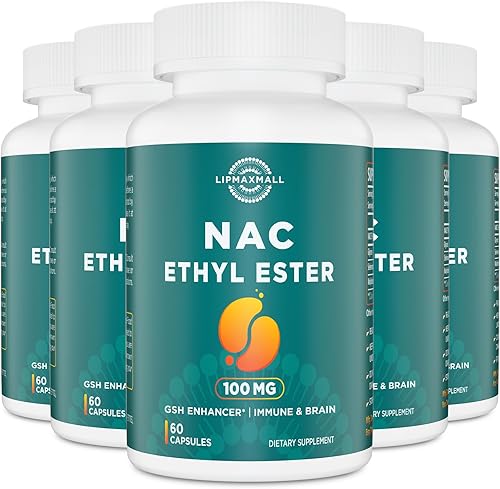 N-acetil cisteína éster etílico NACET - Más absorción que 1000 mg NAC - Beneficio glutatión - Bueno para el sistema inmunológico y antioxidante para
