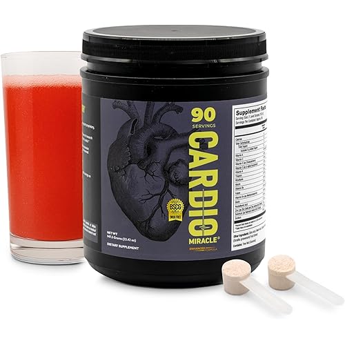 Cardio Miracle Nitric Oxide Supplement 90 Servings - Beet Root Powder with L-Arginine to Support Circulation, Blood Flow, Energy, Endurance, Stamina & Heart Health for Men and Women