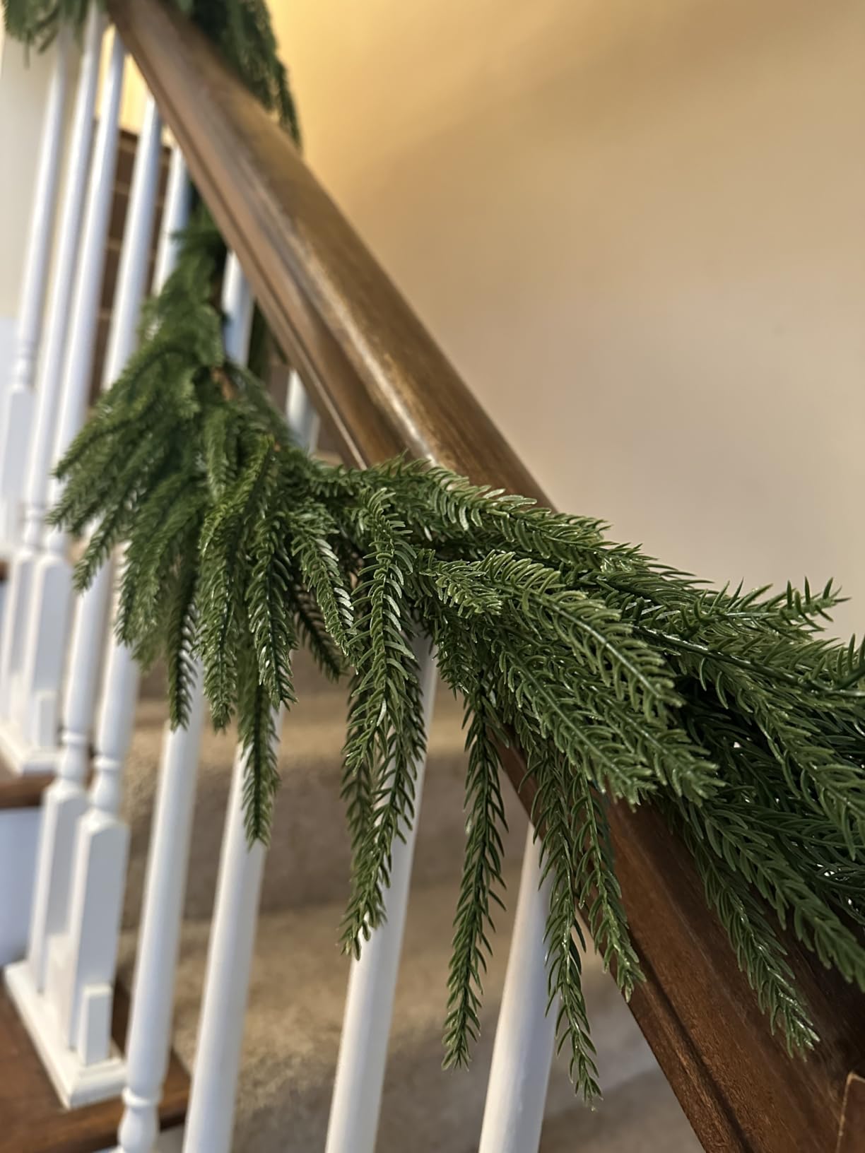 Customer photo of Artificial Norfolk Pine Garlands