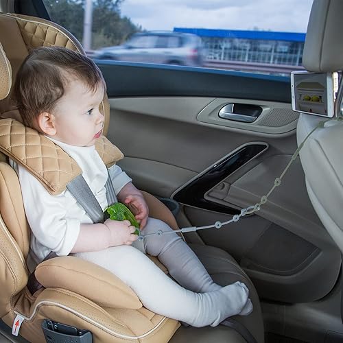 Miniatura 6 de Toy Straps for Baby, Silicone Pacifier Clips Adjustable Stretchable Sippy Cup Straps for Strollers, High Chair, Cribs, Hanging Baskets, Shopping