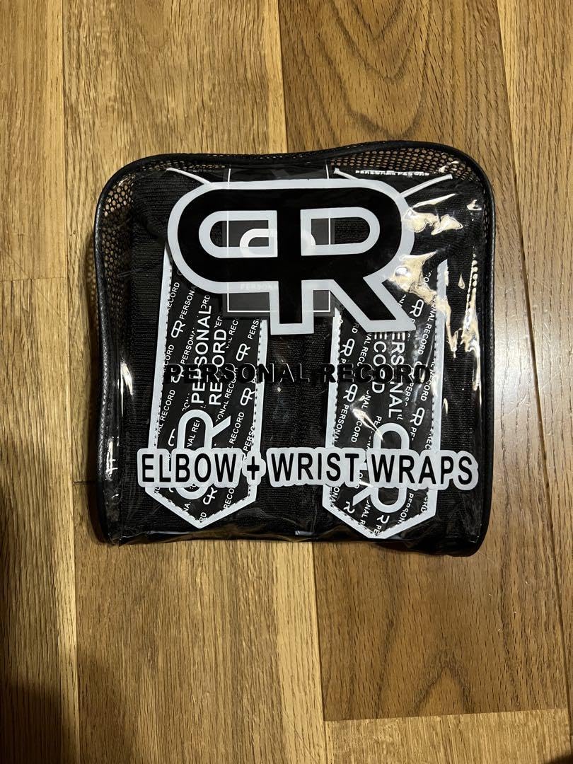 【新品】正規品　Personal Record オールブラック エルボーラップ Personal Record エルボーラップ オールブラック Personal