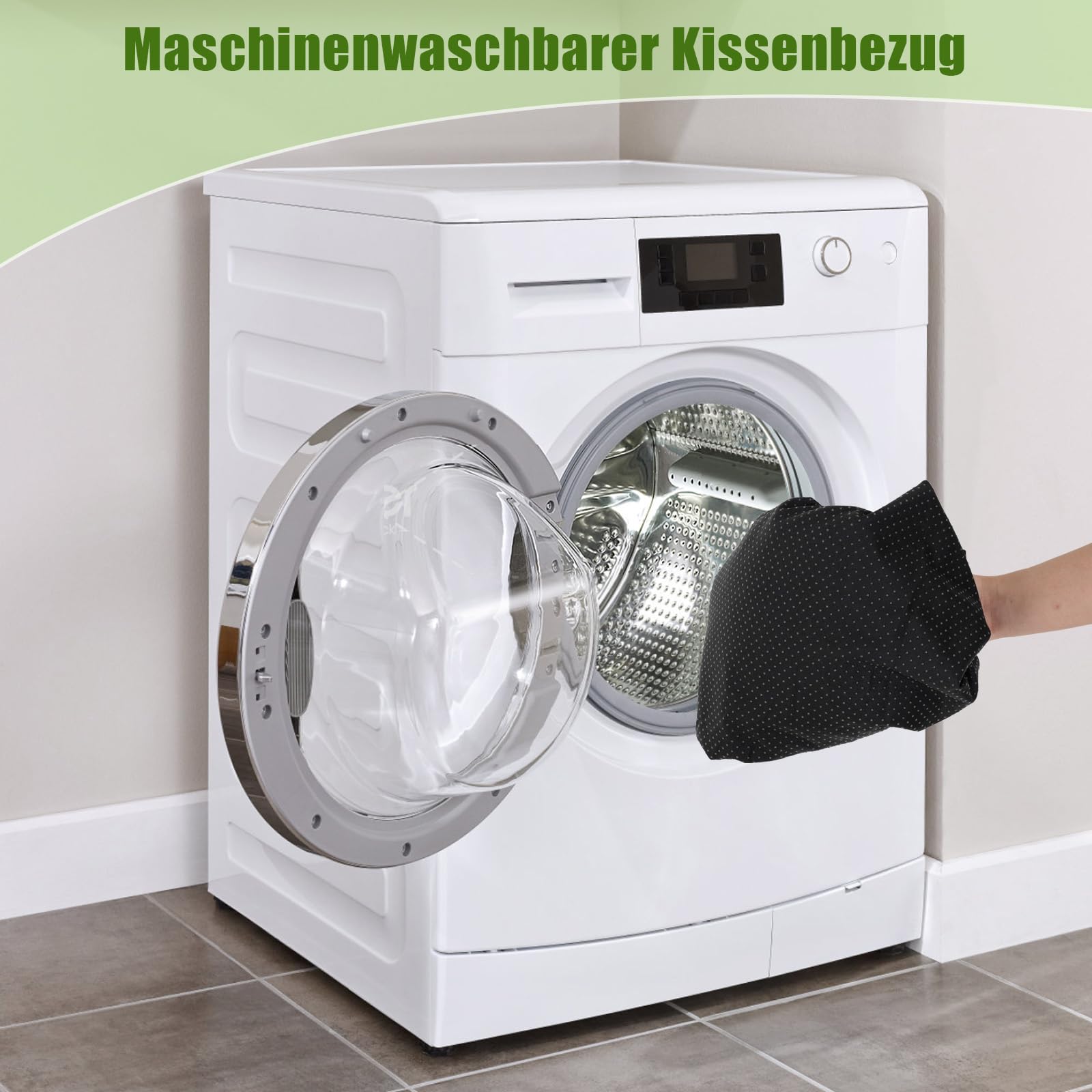 COSTWAY Memory-Schaum Camping Matratze, aufrollbare Campingmatte mit wasserdichter Beschichtung, Rutschfester Unterseite & Tragetasche, Bodenmatratze, Schlafmatte, Schlafmatratze