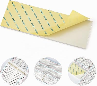 ELEGOO 2x830 Points + 2x400 Points Breadboard Solderless Prototype Plate