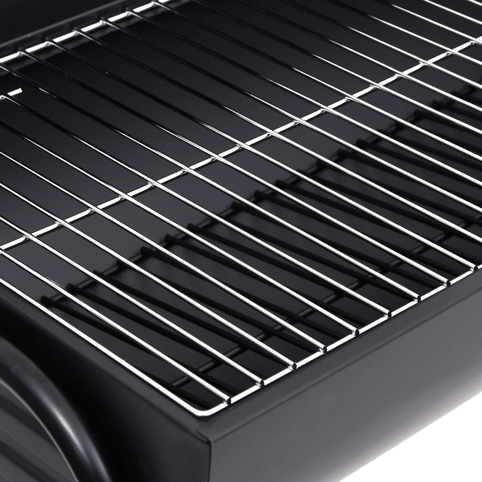 3 szt. Czarny Metal Metal Grill z 2 kratkami