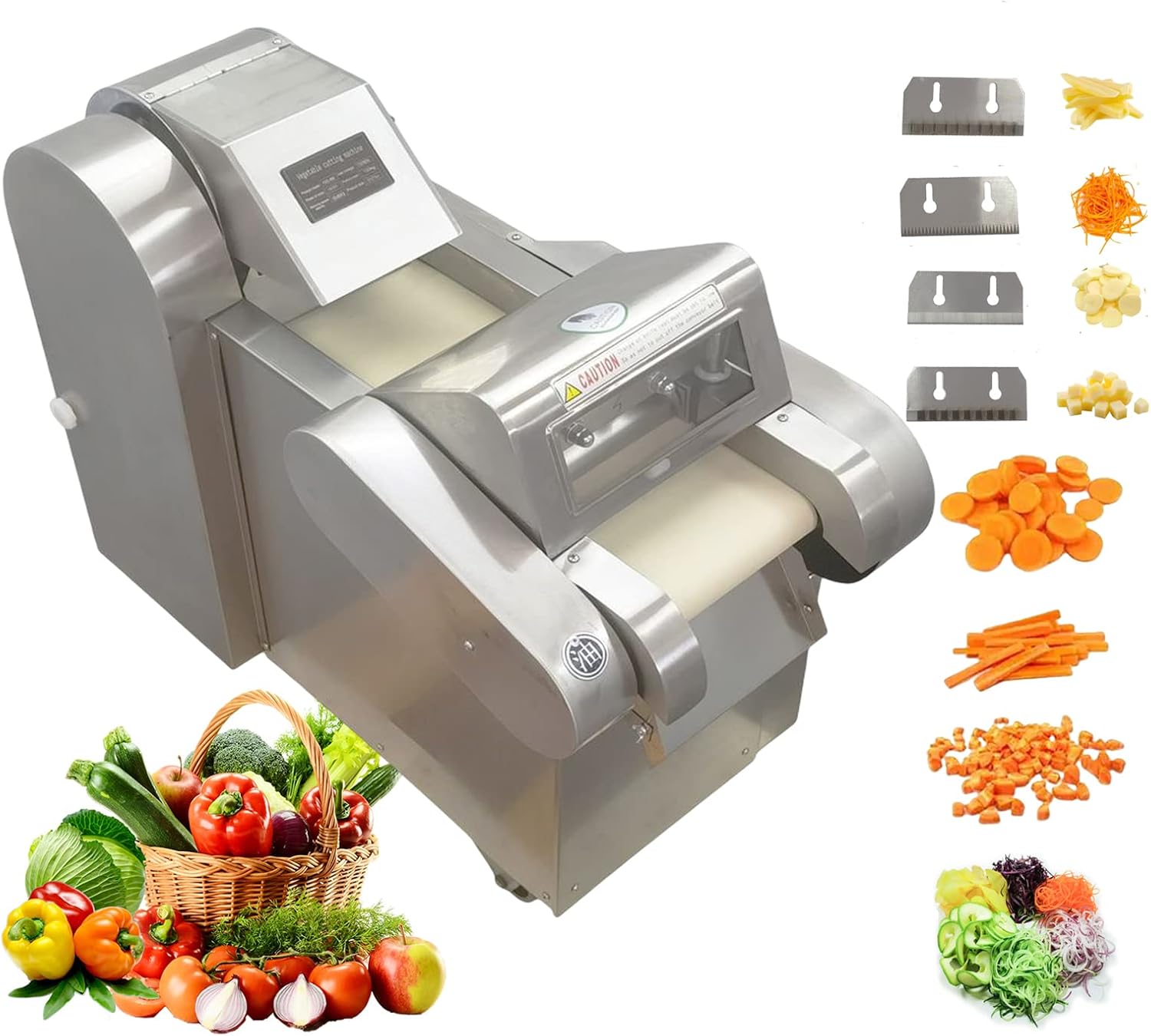 INTBUYING Commercial Vegetable Chopper Automatic Fruit