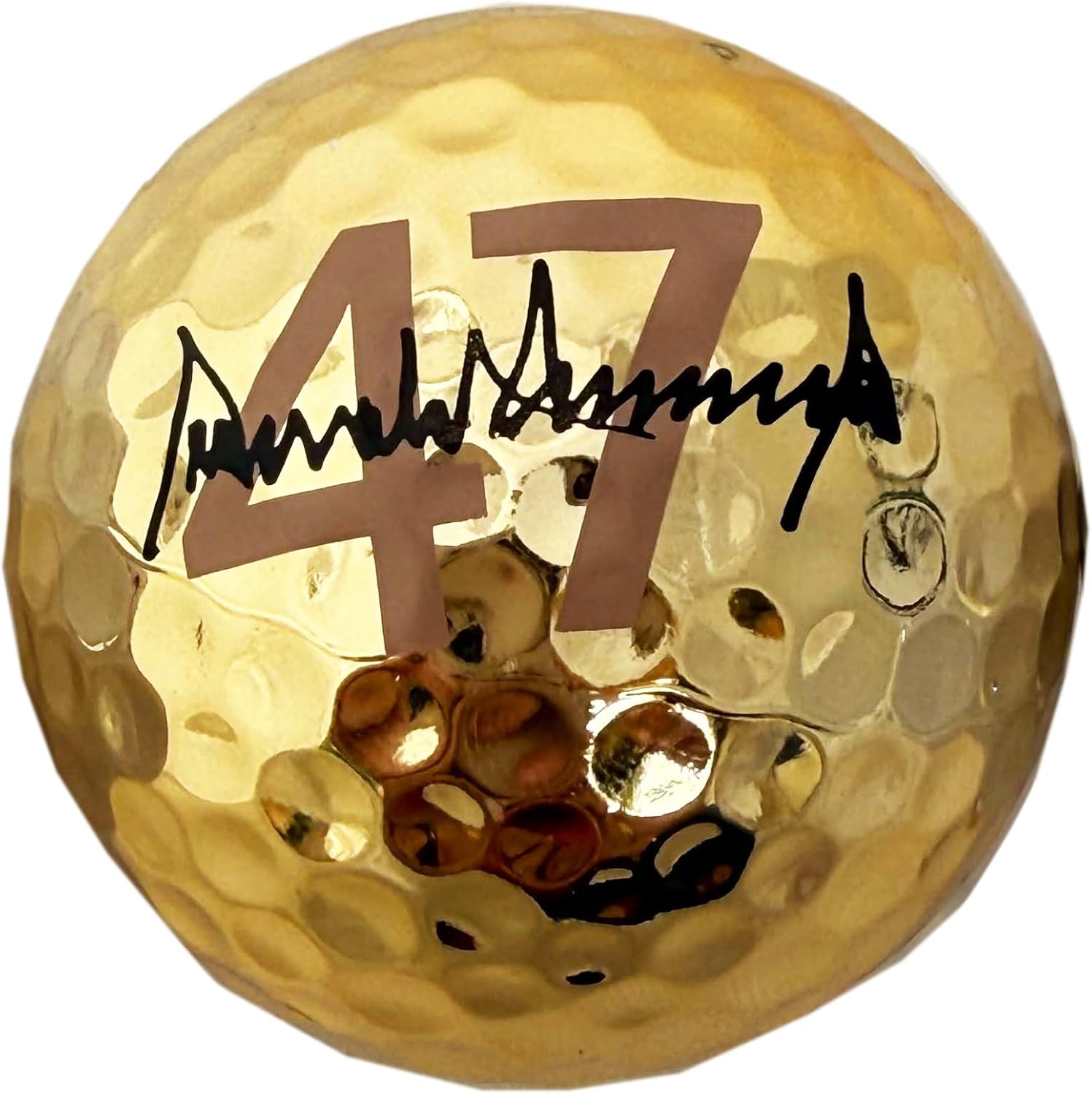 President Donald Trump 47 Great Seal Golf Ball and Towel Set – Includes Gold Trump 47 Signature, Great Seal and White House Golf Balls and Navy Blue Towel with Great Seal – Limited Edition Collectible