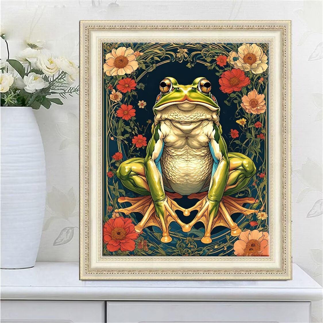 DIY Malarstwo diamentowe 5D, zestawy diamentowych żab dla dorosłych, sztuka z kryształków górskich, płótno, haft, artykuły rzemieślnicze, dla dzieci i dorosłych, idealna dekoracja ścienna do domu,