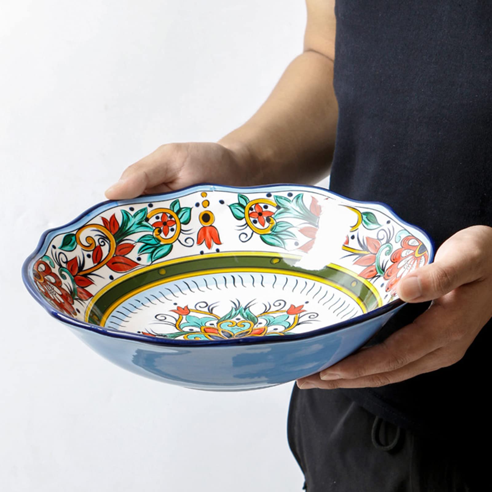 Porcelana zastawa stołowa, 15-częściowy komplet naczyń dla 4 osób, nowoczesny zestaw naczyń z talerzami płaskimi, talerzami deserowymi i miskami