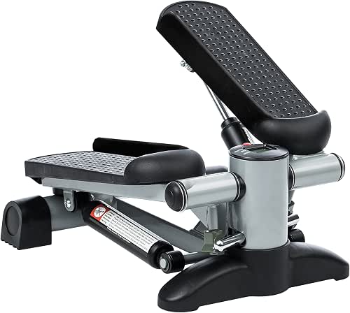 Ultrasport 2-in1 Premium Mini Stepper with Resistance Bands I Fitness