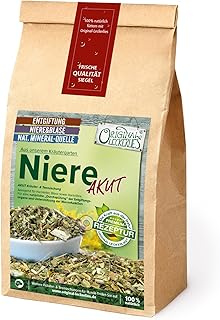 ORIGINAL LECKERLIES® Niere AKUT Kräutermix, 250g Hundekräuter, Kräuter für Hunde, Hundefutter, zur Unterstützung der natürlichen Entgiftungsfunktionen der Nieren, Naturprodukt, barfen