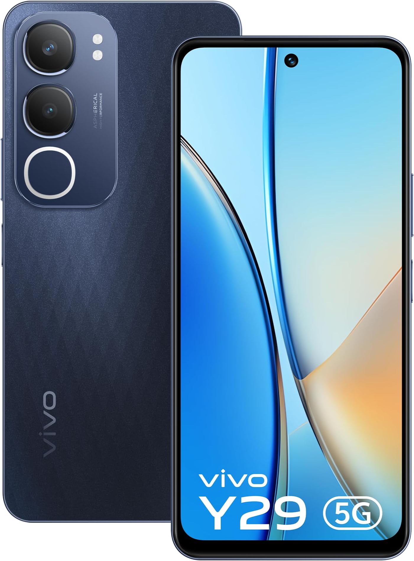Vivo Y29 5G (Diamond Black, 4GB RAM, 128GB Storage) with No Cost EMI/Additional Exchange Offers