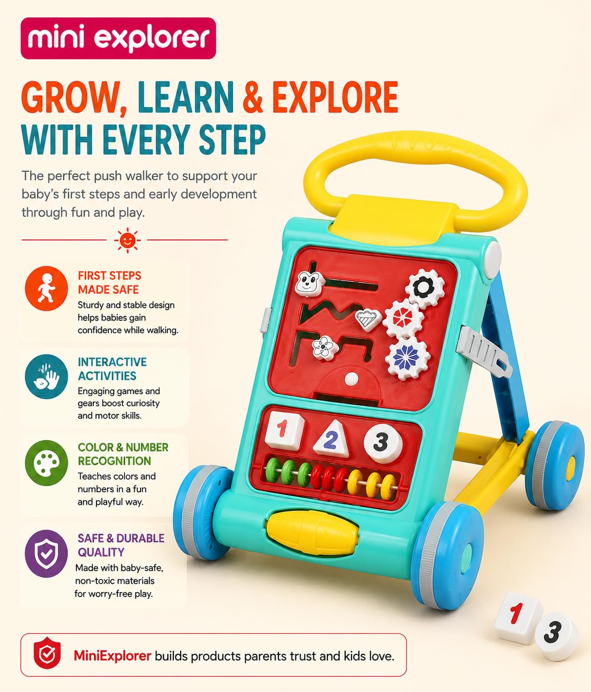 MiniExplorer Baby Walker - First Steps! -6
