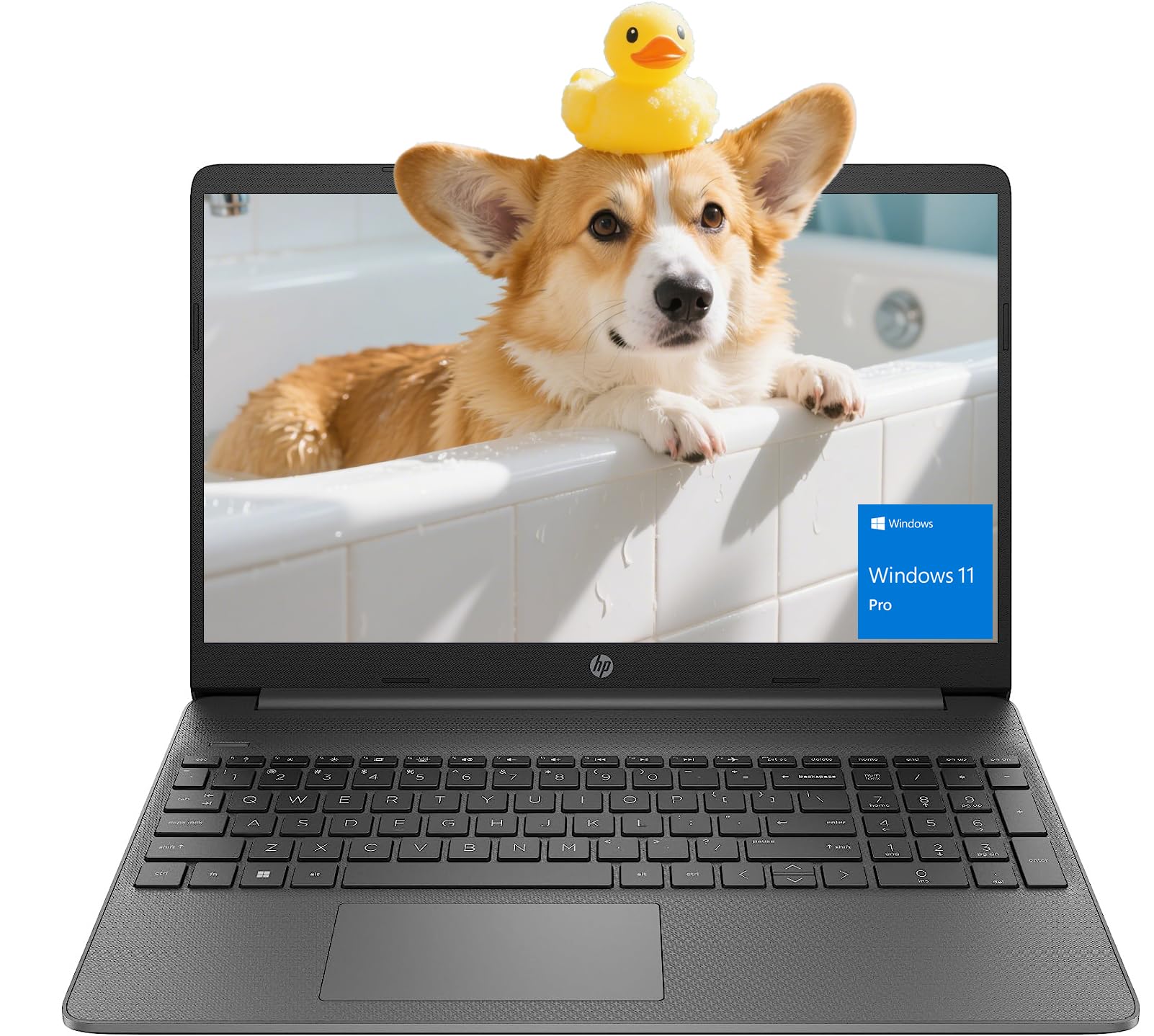 HP 15.6" FHD Display Laptop, 32GB RAM, 2TB PCIe SSD, Windows 11 Pro, Intel 6-Core Processor, Numeric Keyboard, HDMI, USB-C, Webcam, Wi-Fi 6, Fast