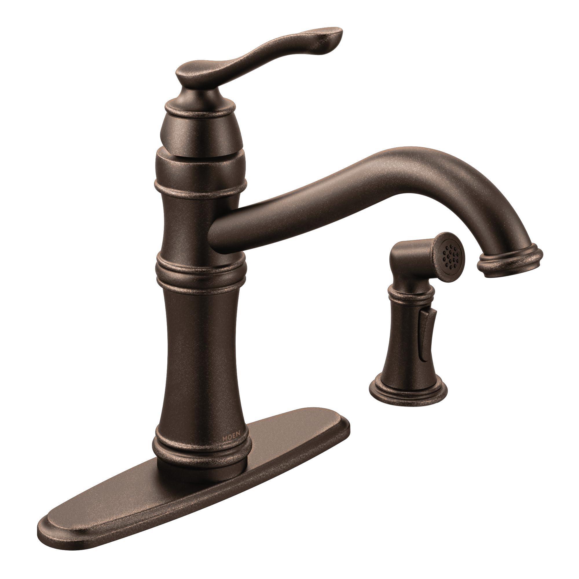 Amazon.com: Moen Belfield Oil Rubbed Bronze Traditional One Handle