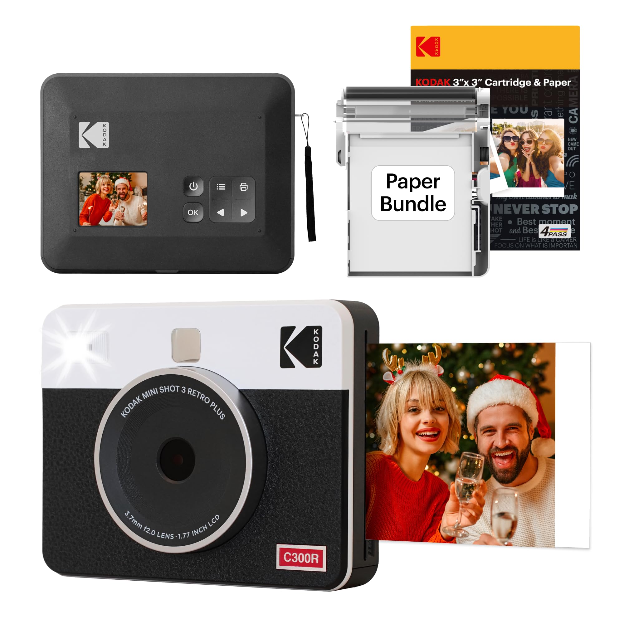 Sponsored Ad - Kodak Mini Shot 3 Retro 2in1 + 68 Sheets Bundle