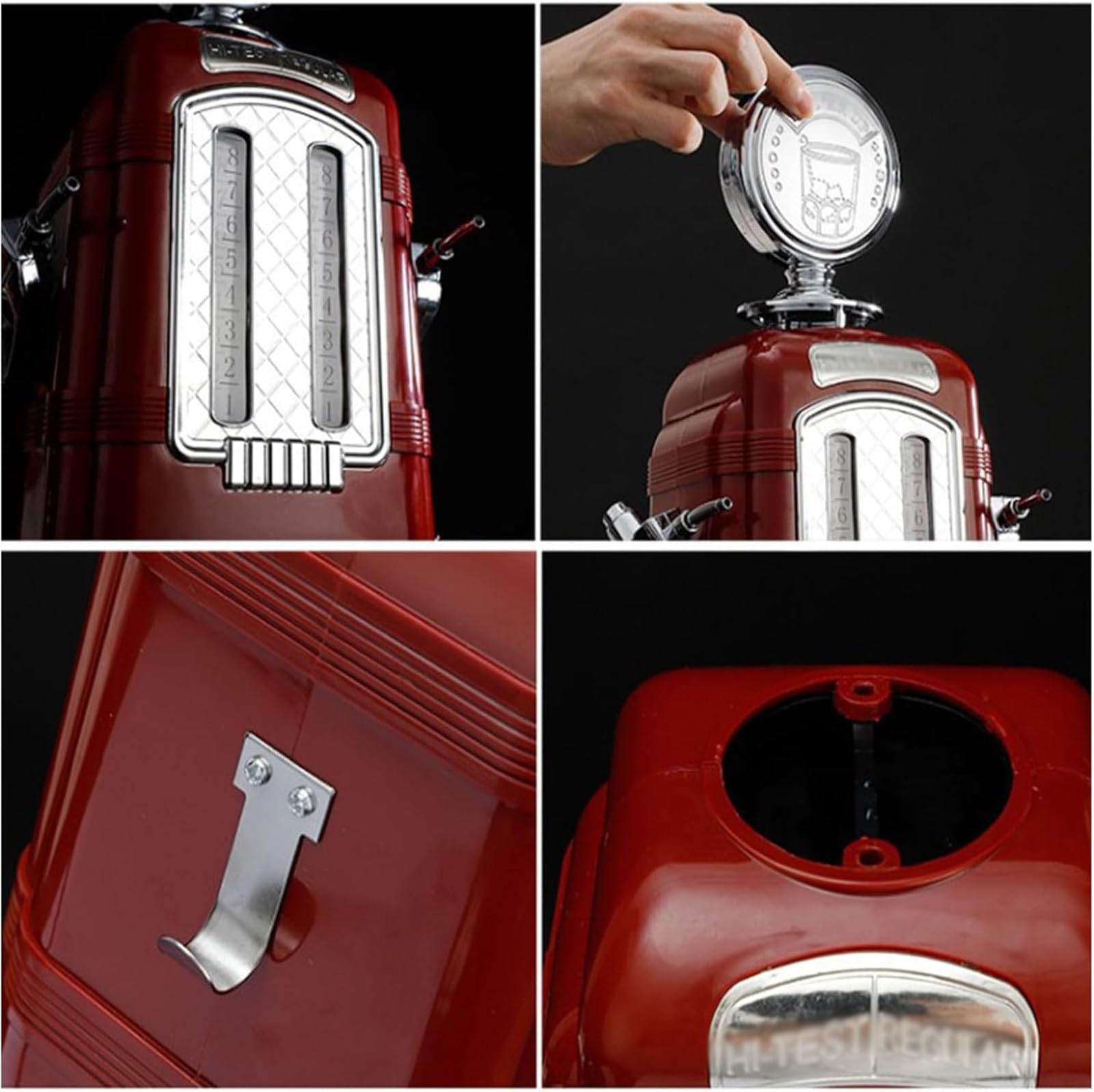Dispensador de Bebidas de Vino de Doble Boquilla, Decoración Espacial de Doble Boquilla de 1000 Ml, Adecuado for Whisky, Vodka, Cócteles y Otras Bebidas.