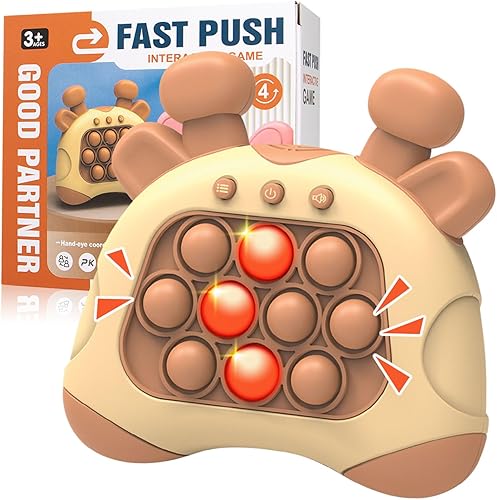 Pop Fidget Toys It Game, consola de juegos de burbujas de mano para niños de 6 a 12 años, ideas de Navidad y cumpleaños para adolescentes, color
