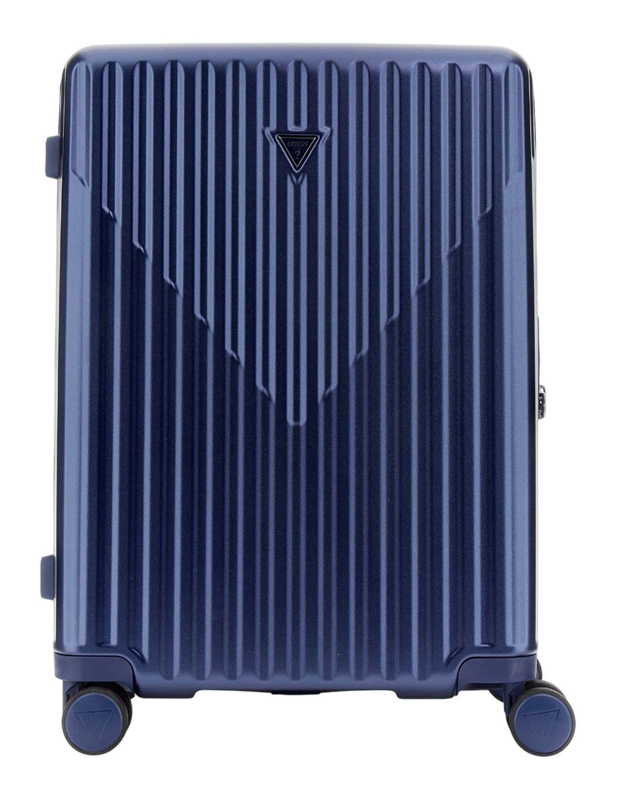Valise GUESS Olbia Trolley M Blue : bagage de taille moyenne bleu