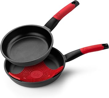 BRA Premiere 20 and 24 cm Cast Aluminium Frying Pan Set