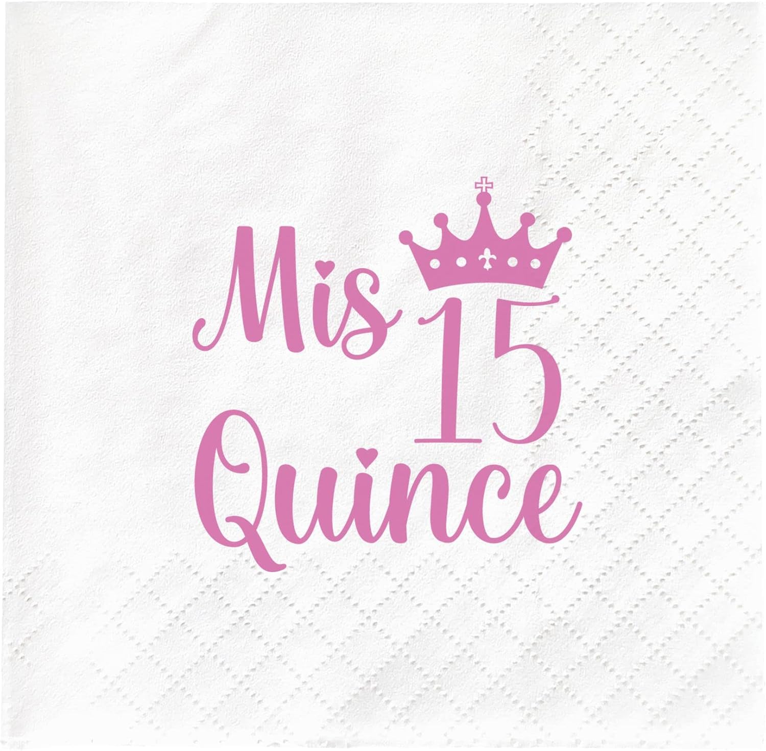 Joyiou Mis Quince 15 servilletas, decoración de fiesta de cumpleaños 15 ...