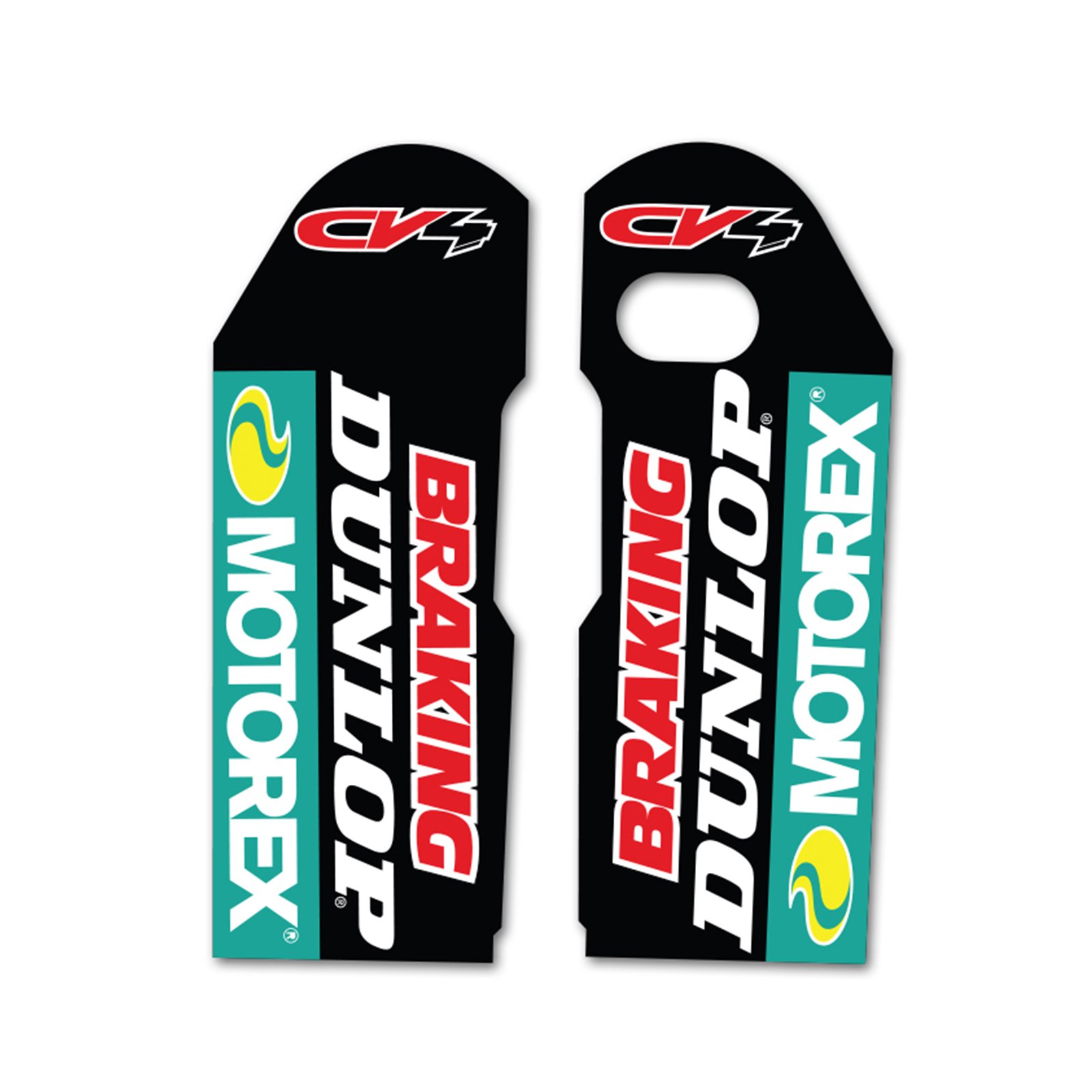 Enjoy MFG Graphics - Compatible Fit for 2006-2007 KTM EXC Team JDR/JSTAR Fork Guard Decal Stickers