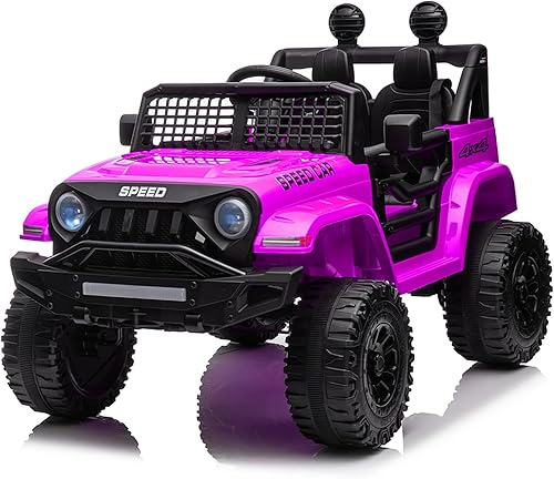 Auto eléctrico con batería de 12 V para niños con control remoto, botón de arranque, botón oscilante, MP3, ruedas eléctricas, vehículo eléctrico