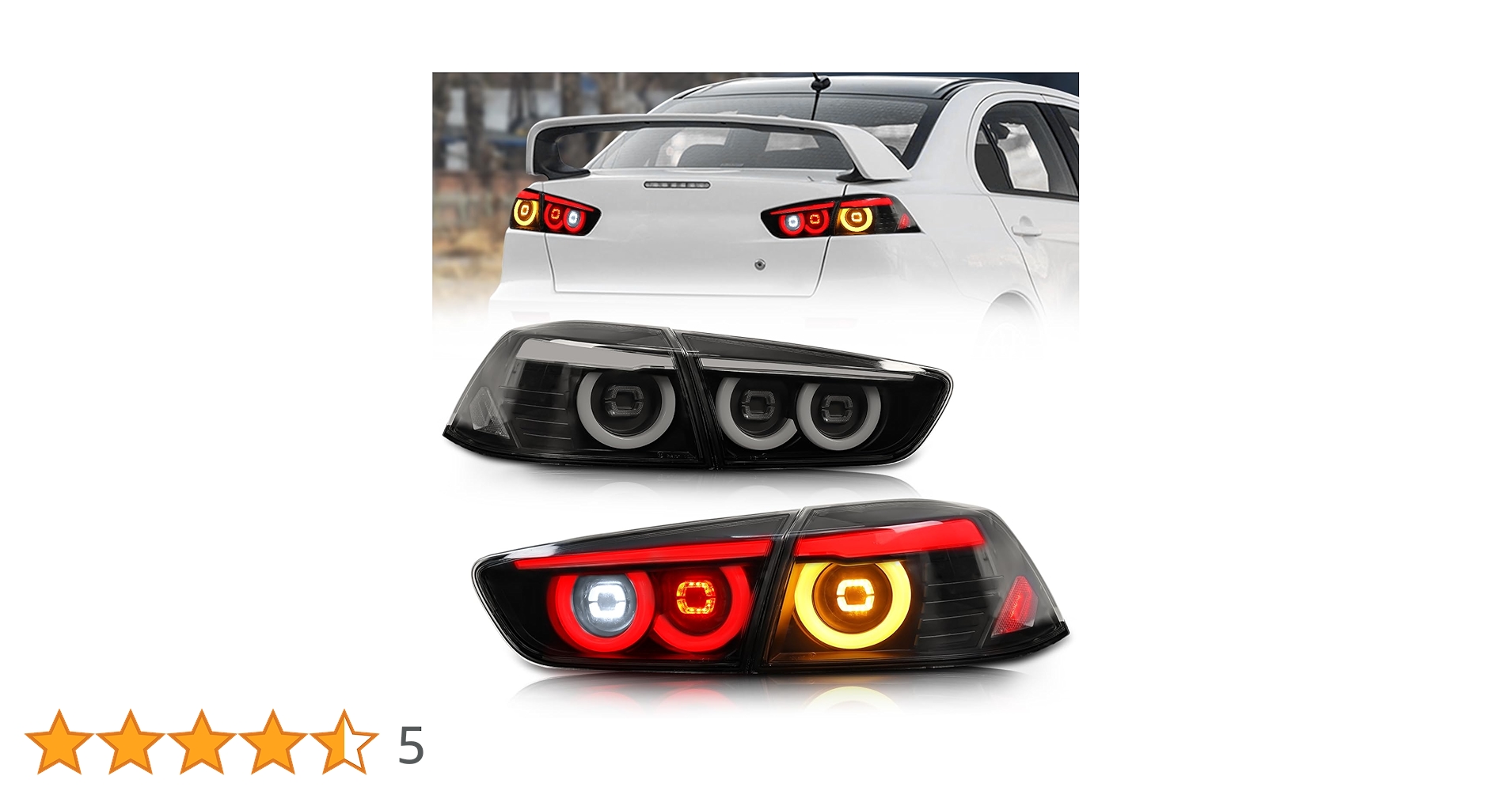 ランエボX テールランプ Amazon | LUYUN三菱ランエボX テールランプ ランサー