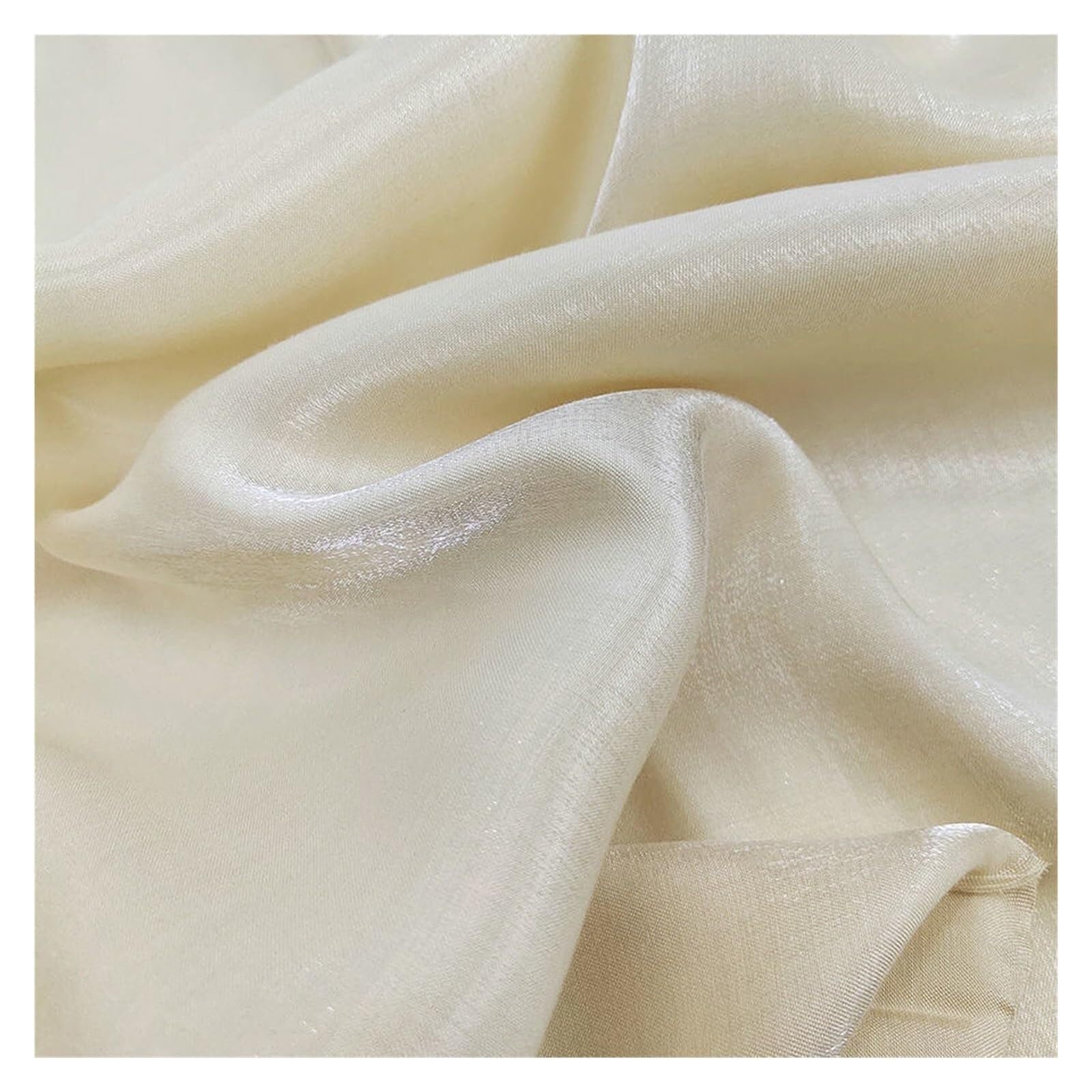 Silk Fabric Glazed Silk Satin Gradient Fabric Hanfu Dress Wedding Shiny Baby Clothes DIY Sewing Cloth 50 * 150cm(18)