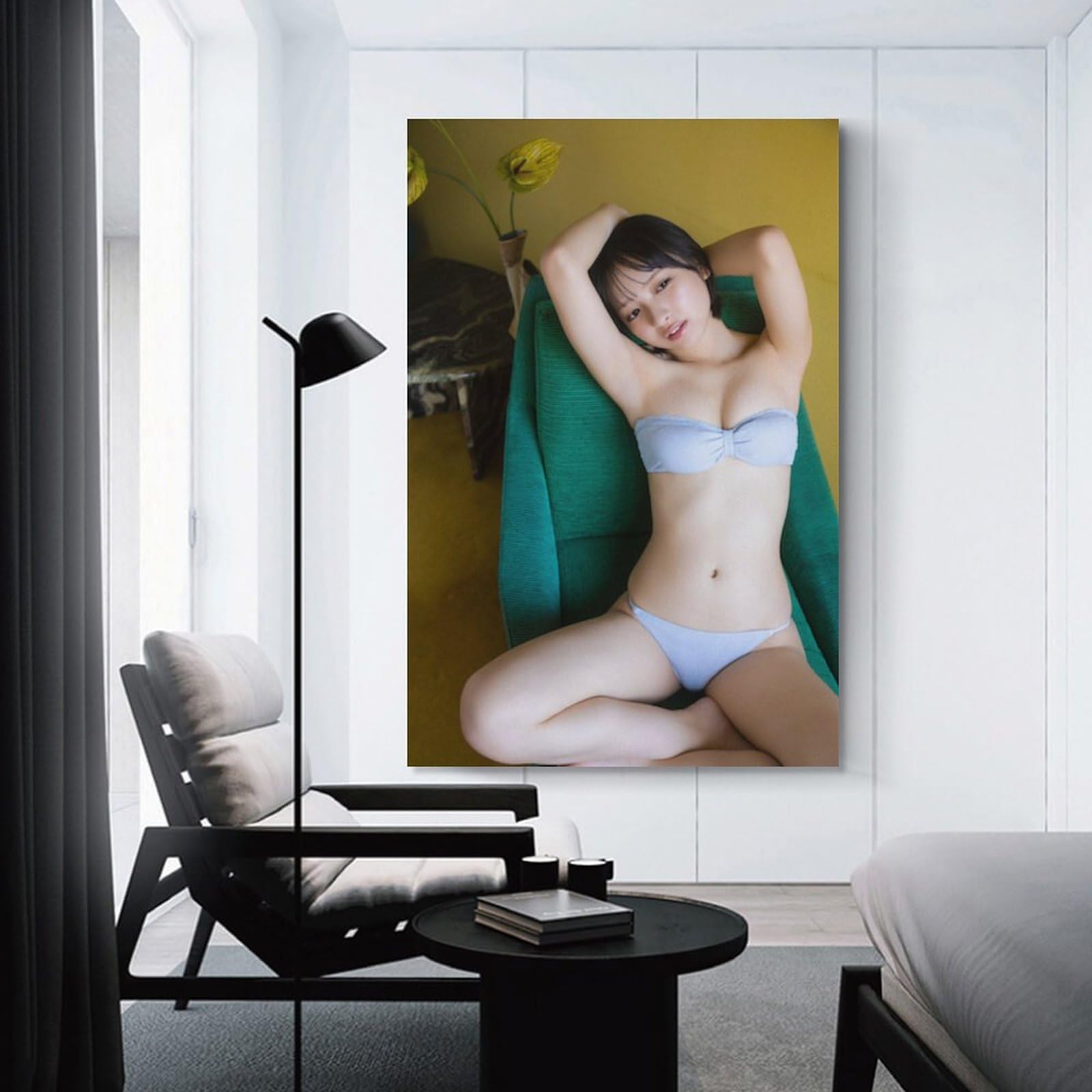 Amazon.co.jp: 一ノ瀬瑠菜写真フォトポスター20 キャンバスアート
