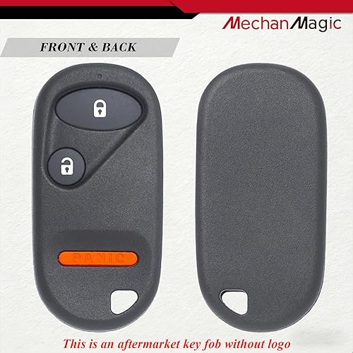 Miniatura 6 de MechanMagic Llavero de repuesto para control remoto se ajusta para Honda Civic EX LX DX 2001 2002 2003 2004 2005 / Honda Pilot 2003 2004 2005 2006