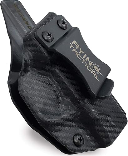 AYIN Funda táctica 2 en 1 para Kimber Micro 9, funda oculta de transporte IWB OWB para diestros, fabricada en Estados Unidos, corte óptico,