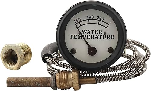 Complete Tractor Medidor de temperatura 1407-0569 compatible conreemplazo para John Deere A, an, ANH, AO, AR, AW, AWH, B, BN, BNH, BW, BWH, D, G,