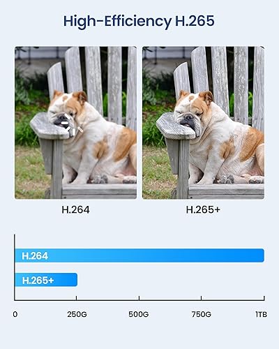Miniatura 6 de ZOSI Sistema de cámara de seguridad con cable de vigilancia de 8 canales 5MP 3K Lite con detección de vehículos humanos AI, 8 canales H.265+ DVR y 4