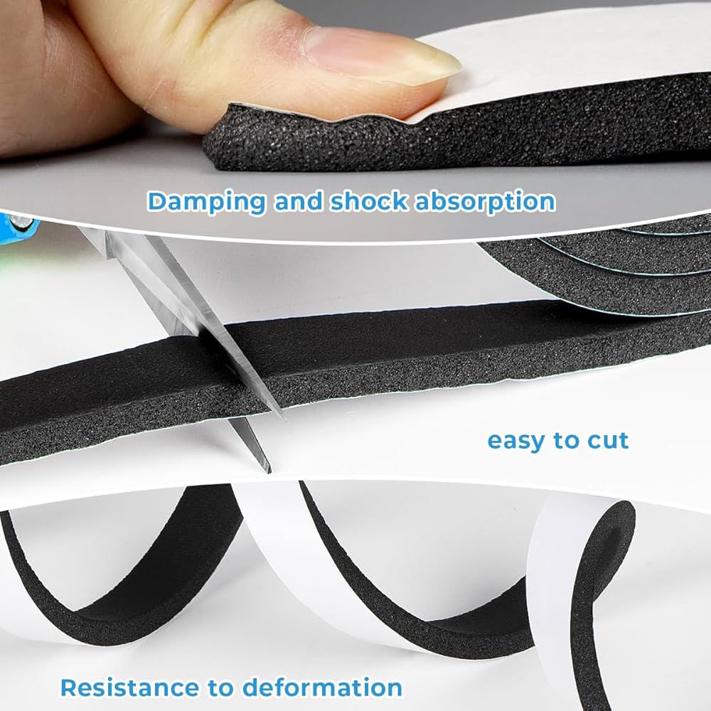 Storystore Foam Insulation Tape Self Adhesive 25mm W X 3mm