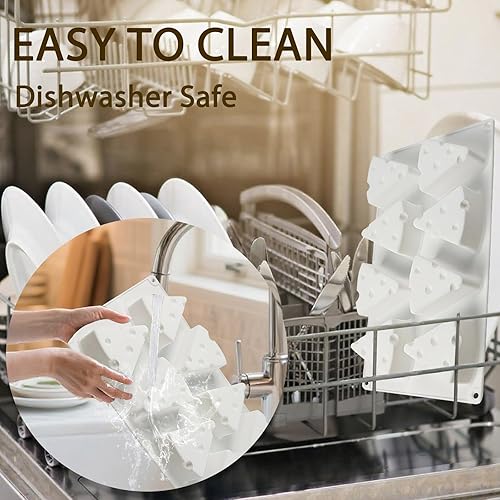 Miniatura 3 de Moldes de silicona para hornear queso 3D para pastel de mousse, cacerola de chocolate de 8 cavidades para postres franceses, pudín y helado